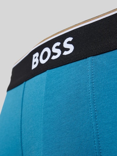 BOSS Regular Fit Trunks aus Baumwoll-Mix im 3er-Pack Blau 2