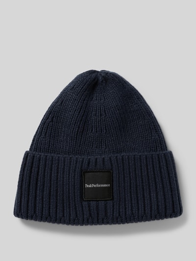 PEAK PERFORMANCE Beanie met labeldetail Marineblauw - 1
