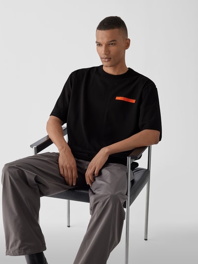 Heron Preston for CK T-Shirt mit Label-Print Black 6