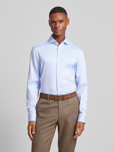 Jake*s Slim Fit Business-Hemd mit Haifischkragen Bleu 7