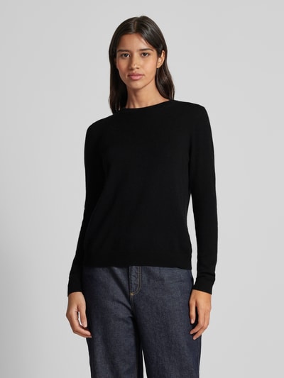 Christian Berg Woman Gebreide pullover met structuurmotief Zwart - 4