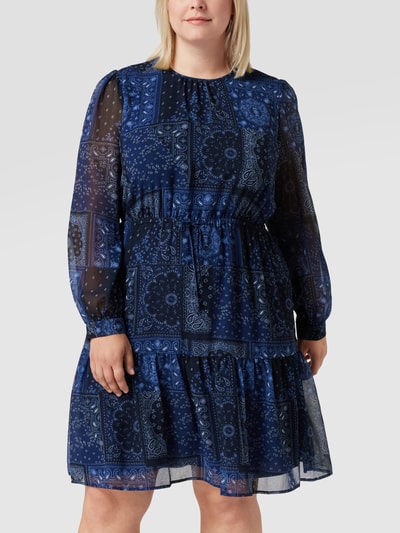 Tommy Hilfiger Curve PLUS SIZE Kleid mit Paisley-Muster Marine 4