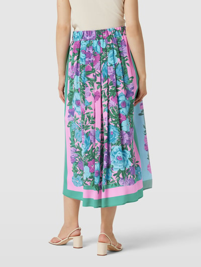 Weekend Max Mara Midirok met bloemenmotief, model 'SIMONE' Groen - 5