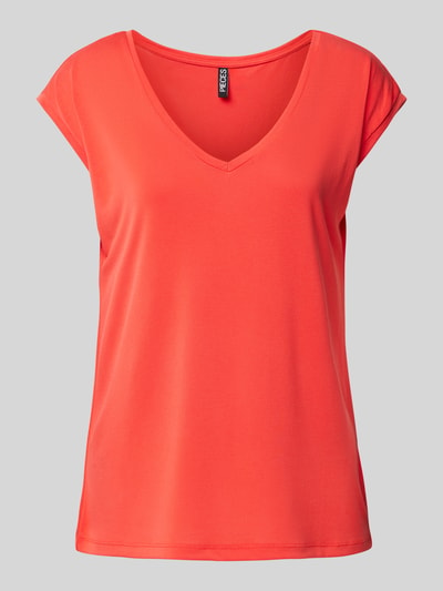 Pieces Loose Fit Tanktop mit Modal-Anteil Modell 'KAMALA' Rot 2