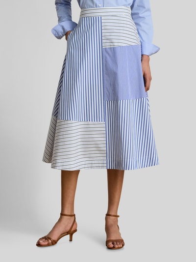 Lauren Ralph Lauren A-lijn midi-rok van puur katoen Lichtblauw - 4