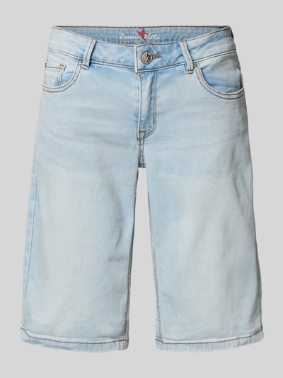 Buena Vista Jeansshorts im Used-Look Hellblau 2
