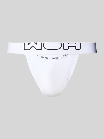 WOH Suspensoir met elastische band met label Wit - 1