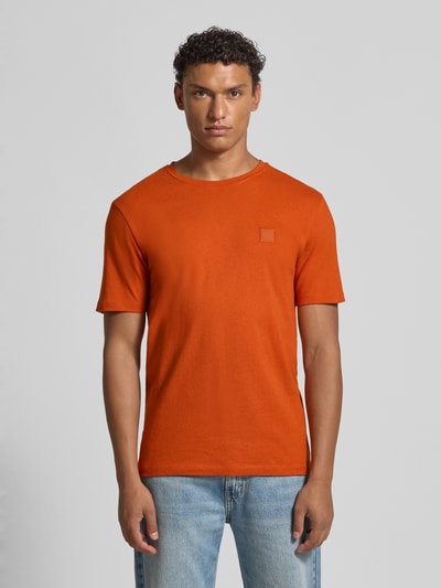 BOSS Orange Regular Fit T-Shirt aus reiner Baumwolle Modell 'TALES' Orange 4