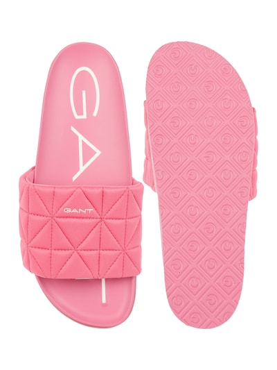 Gant Slides mit Stepp-Optik Pink 4