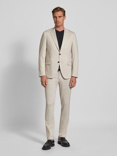 DIGEL Marynarka na dwa guziki o kroju slim fit model ‘Anello’ Gliniany 1