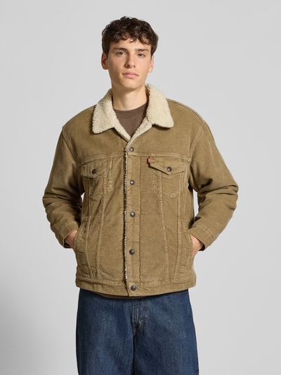 Levi's® Jacke mit Druckknopfleiste Sand 4