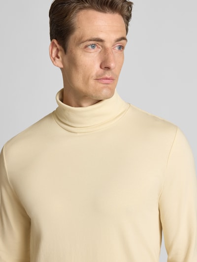 Lindbergh Langarmshirt mit Rollkragen Stein 3