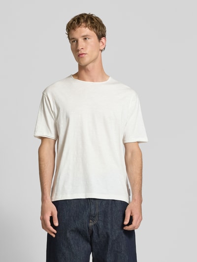 Marc O'Polo DENIM Relaxed Fit T-Shirt aus reiner Baumwolle Weiss 4