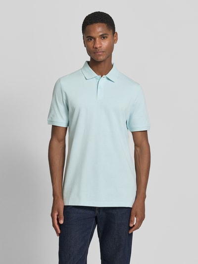 s.Oliver RED LABEL Koszulka polo o kroju regular fit z czystej bawełny Turkusowy 4