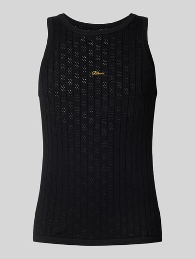 BLKVIS Tanktop mit Label-Stitching Black 2