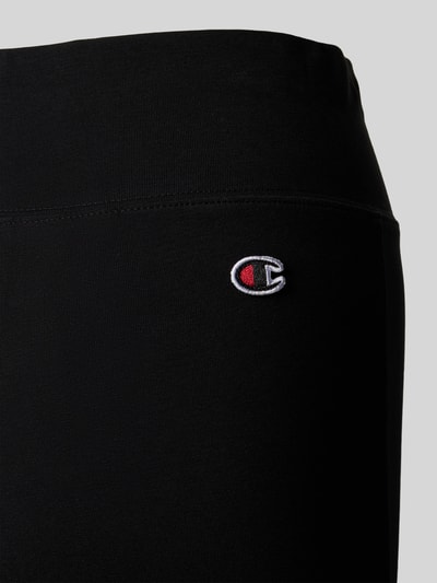 CHAMPION Flared Leggings mit Logo-Badge Black 2