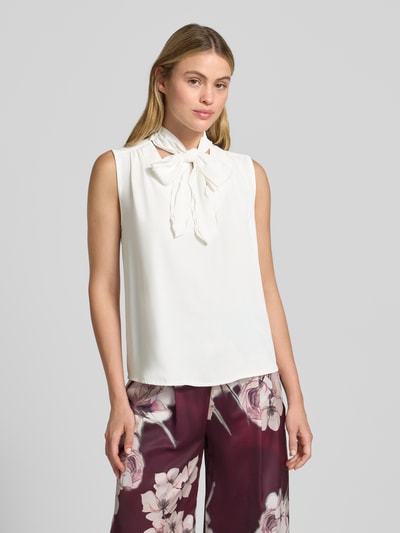 Rinascimento Regular fit blousetop met sierstrik Offwhite - 4