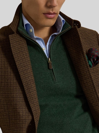Polo Ralph Lauren Regular Fit Troyer aus reiner Wolle Dunkelgruen 6