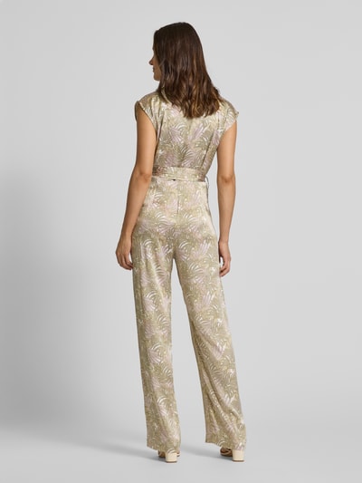 Hemisphere Jumpsuit in Wickel-Optik Schilf 5