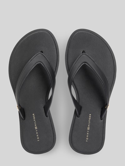 Tommy Hilfiger Zehentrenner mit Logo Applikation Black 3