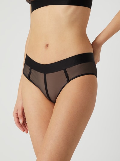 DKNY Slip van mesh Zwart - 4