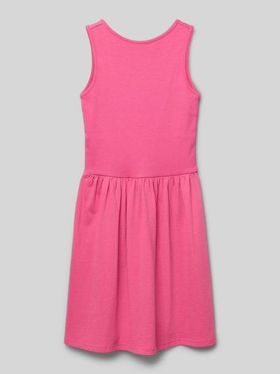s.Oliver RED LABEL Tailliertes Minikleid aus Baumwoll-Mix Pink 1