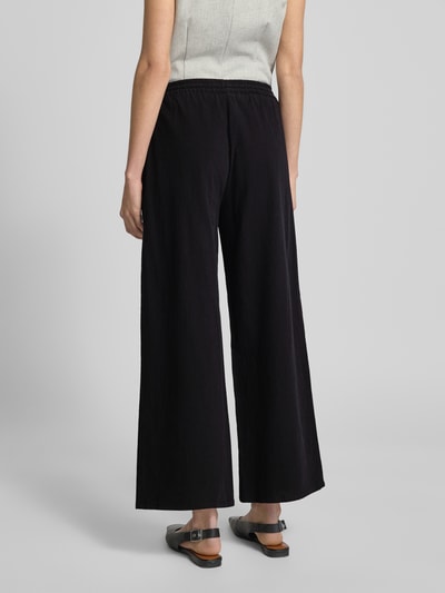 Soyaconcept Wide Leg Stoffhose mit verkürztem Schnitt Modell 'CISSIE' BLACK 5