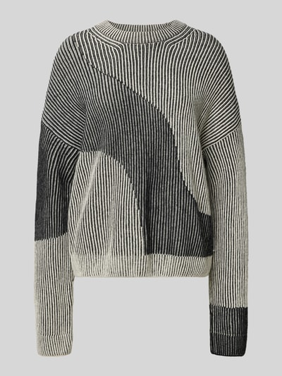 Armedangels Loose Fit Strickpullover aus Woll-Baumwoll-Mix Modell 'MAYRAA VANISE' Black 2