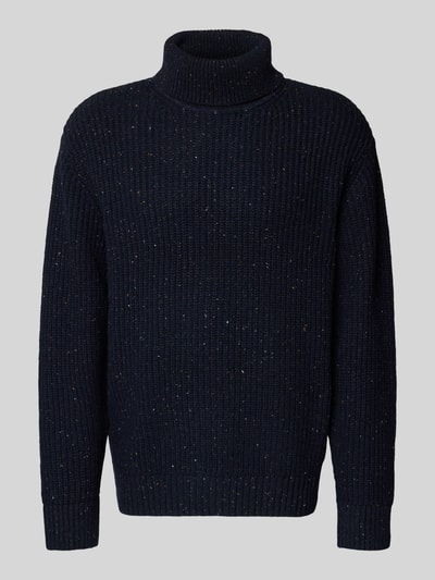 SELECTED HOMME Relaxed fit coltrui van wolmix Donkerblauw - 2