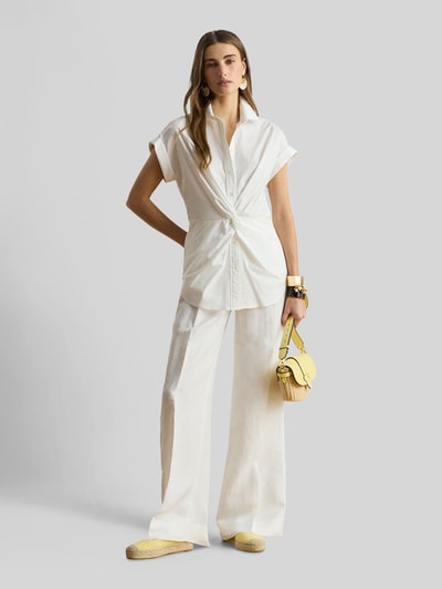 Lauren Ralph Lauren Regular Fit Bluse aus Baumwoll-Mix Weiss 1