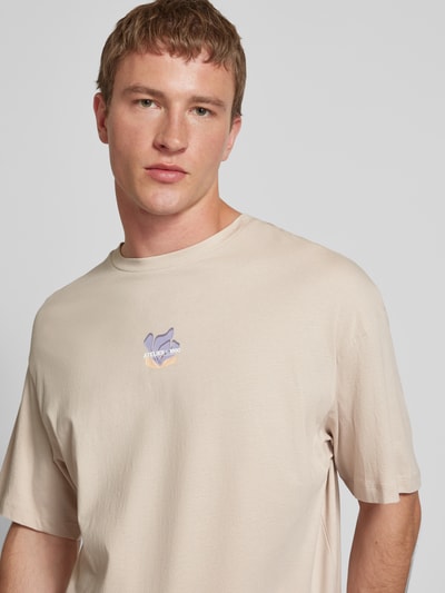 Jack & Jones T-Shirt mit Label-Print Offwhite 3
