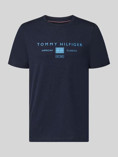 Tommy Hilfiger Regular Fit T-Shirt aus reiner Baumwolle Marine 2
