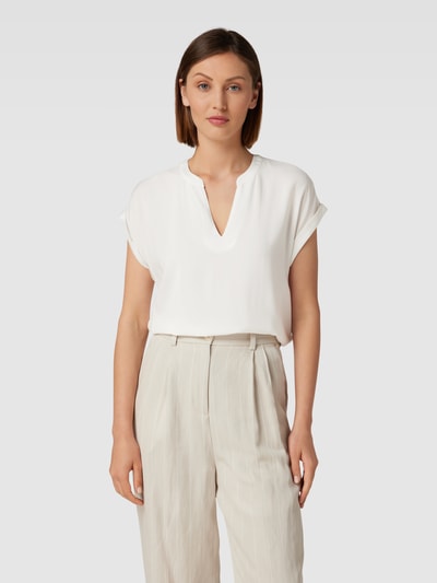 Tom Tailor Blusenshirt mit Allover-Muster Offwhite 4