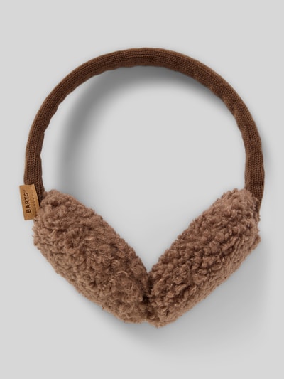 Barts Ohrenwärmer mit Kunstfellbesatz Modell 'Browniez' Mittelbraun Mel 1