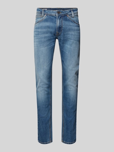 Pepe Jeans Jeansy o kroju tapered fit z mieszanki bawełny model ‘SPIKE’ Jeansowy niebieski 2