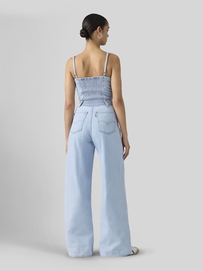 Levi's® Wide Leg Bustier Jumpsuit Jeansblauw - 5