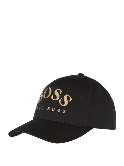 BOSS Basecap mit Logo-Stickerei  Gold Melange 1