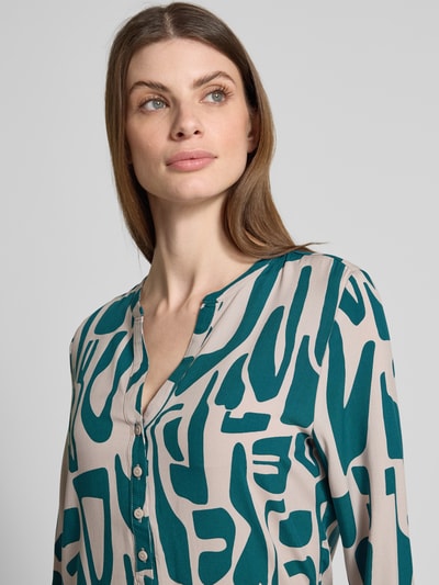 Christian Berg Woman Longbluse mit V-Ausschnitt Sand 3