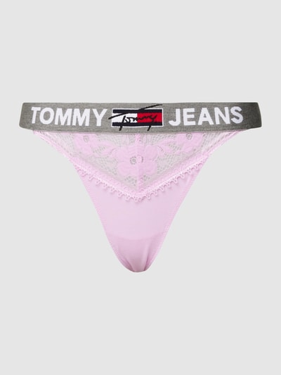 TOMMY HILFIGER Stringi z elastycznym pasem i dodatkiem streczu Jasnofioletowy 2