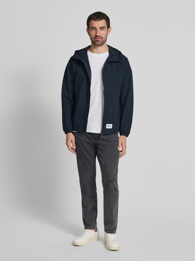 khujo Windbreaker met capuchon, model 'Hamza' Marineblauw - 1