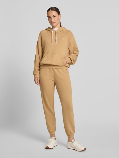 Polo Ralph Lauren regular fit joggingbroek van katoenmix Camel - 1
