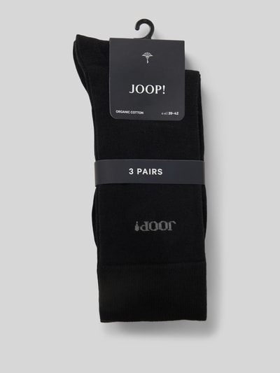 JOOP! Collection Socken mit Label-Stitching Black 3