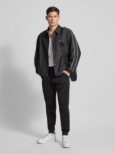 Michael Kors Regular fit sweatpants met contraststrepen Zwart - 1