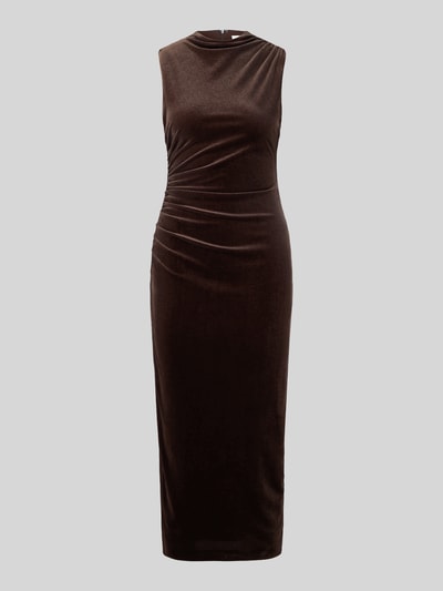 Jake*s Cocktail Cocktailkleid mit seitlicher Raffung Schoko 2