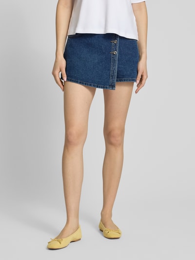 ONLY Regular Fit Jeansskort aus reiner Baumwolle Modell 'LESLY' Jeansblau 4