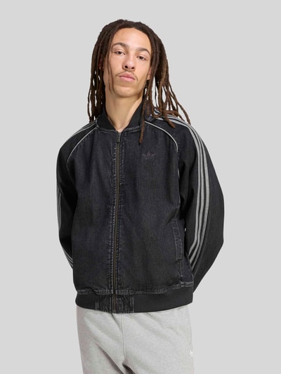 adidas Originals Regular Fit Jeansjacke aus reiner Baumwolle Black 3
