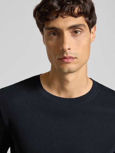 MCNEAL Shirt met lange mouwen en geribde ronde hals Zwart - 3