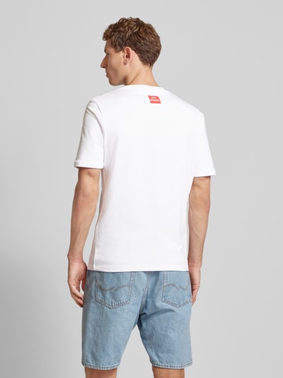 Jack & Jones T-shirt z nadrukiem z logo model ‘CONEO’ Biały 5