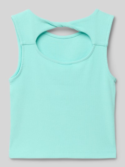s.Oliver RED LABEL Slim Fit Tank Top mit Cut Out am Rücken Aqua 3