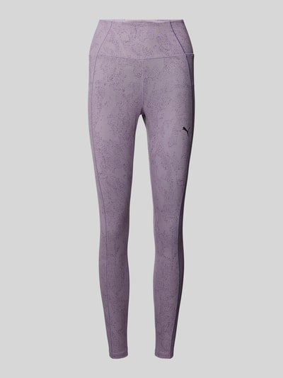 Puma Legging met labelprint, model 'STUDIO' Lila - 1